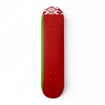 Belarus Flag Skate Boards by coolcountry