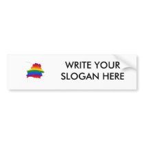 BELARUS GAY PRIDE BUMPER STICKER