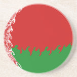 Belarus Gnarly Flag coasters