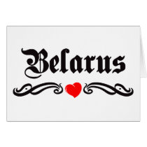 Belarus Greeting Card