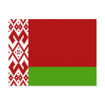 Belarus High quality Flag Post Cards