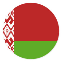 Belarus High quality Flag Stickers