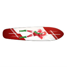 Belarus Manga girl dressed in Flag - Skate Boards