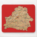 Belarus Map Mousepad by FlagAndMap Belarus Map Mousepad