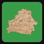 Belarus Map Sticker
