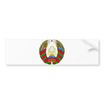 Belarus Official Coat Of Arms Heraldry Symbol Bumper Stickers