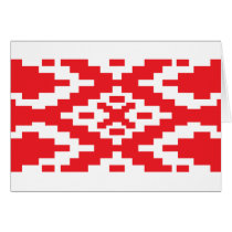 Belarus Pattern, Belarus flag Cards