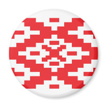 Belarus Pattern, Belarus flag Magnets