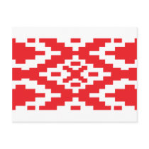 Belarus Pattern, Belarus flag Post Cards