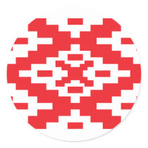 Belarus Pattern, Belarus flag Sticker