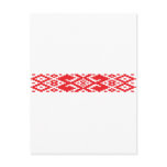 Belarus pattern, Belarus Postcard