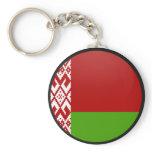 Belarus quality Flag Circle Key Chain