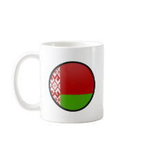 Belarus quality Flag Circle Coffee Mug