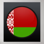 Belarus quality Flag Circle Print