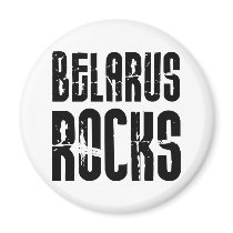 Belarus Rocks Refrigerator Magnet
