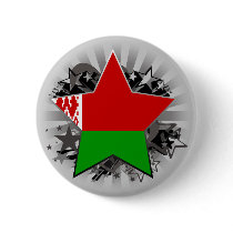 Belarus Star Pinback Buttons