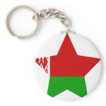 Belarus Star Key Chains