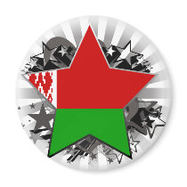 Belarus Star Fridge Magnets