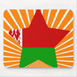 Belarus Star Mouse Pads