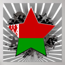 Belarus Star Poster