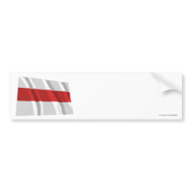 Belarus Traditional Waving Flag Bumper Sticker