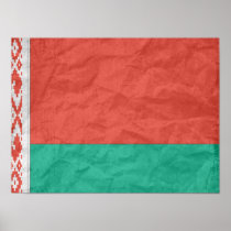 Belarusian Flag Poster