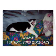 BELATED BIRTHDAY CARD