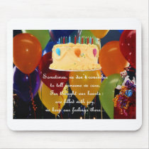 BELATED BIRTHDAY MOUSEPAD