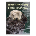 Belated Birthday Otter Greeting Cards