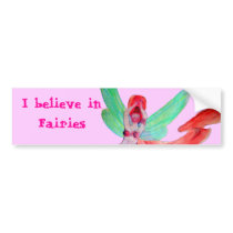Beleive Dancing Fairy bumper stickers