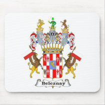 Beleznay Family Hungarian Coat of Arms mousepads
