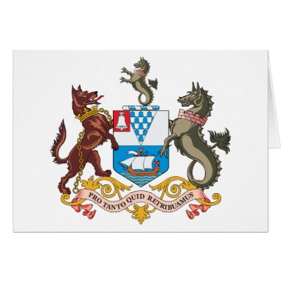 Belfast Coat of Arms Greeting Cards by FlagTshirts