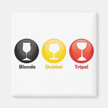 Belgian Beer Icons Magnets