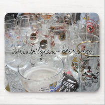 Belgian Beers Mousepad by AndreeaBxl Belgian Beers Mousepad
