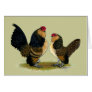 Belgian d'Anvers Bantams:  Quail Greeting Cards