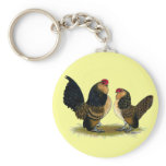 Belgian d'Anvers Bantams:  Quail Key Chain