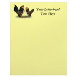 Belgian d'Anvers Bantams:  Quail Custom Letterhead