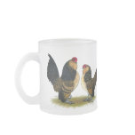 Belgian d'Anvers Bantams:  Quail Mugs
