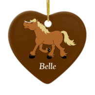 BELGIAN Draft Horse Custom Ornament