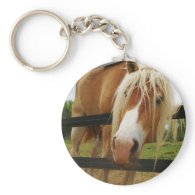 Belgian Draft Horse, Got Carrots? Key Chain