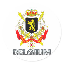 Belgian Emblem stickers