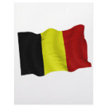 Belgian flag personalized letterhead