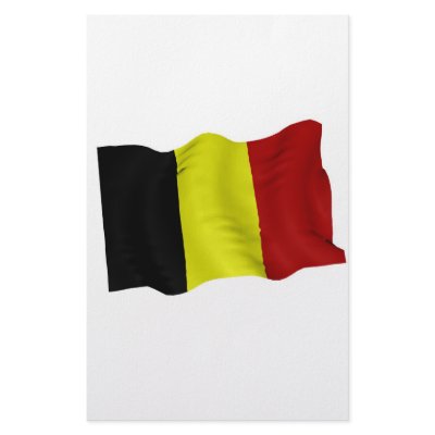 Belgian flag stationery design by ThomasLaunois