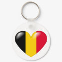 Belgian heart keychain - Coeur belge
