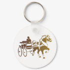Belgian Horse Driving keychain