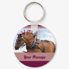 Belgian Horse Keychain 1 keychain