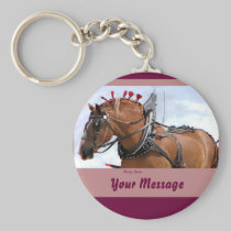 Belgian Horse Keychain 1 keychains