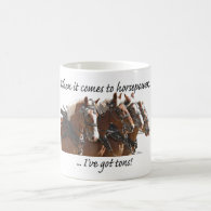 Belgian Horse Power Coffee Mugs