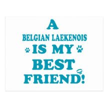 Belgian laekenois designs postcard