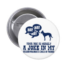 Belgian Malinois Button